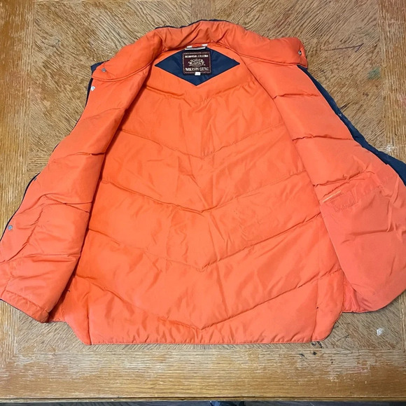 Vintage International Collection Anderson Little Zip Down Vest Men’s Sz L Blue - Picture 3 of 7